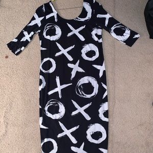 Black XO dress